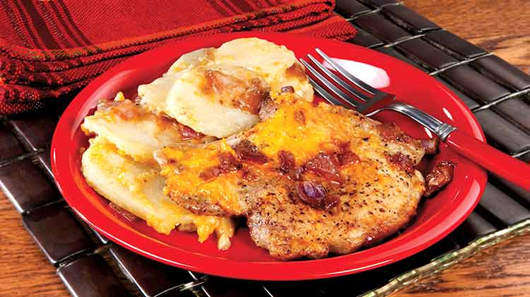 Pork Chops With Scalloped Potatoes - 101 Simple Recipe